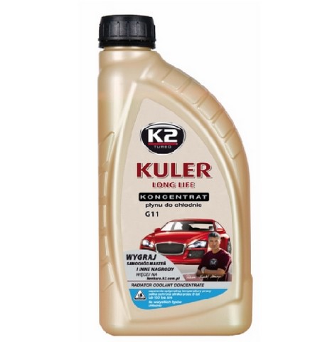 K2 KULER ČERVENÝ RADIÁTOR KVAPALINA KONCENTRÁT 1L