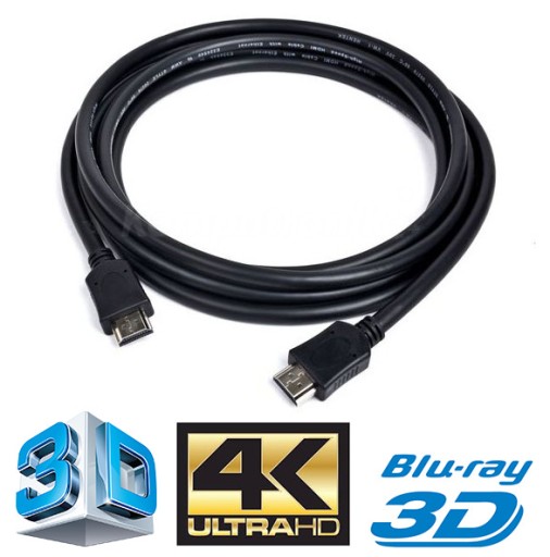 NOVÝ A ÚPLNE NOVÝ HDMI KÁBEL 1,5M 3D 4K CE RoHS
