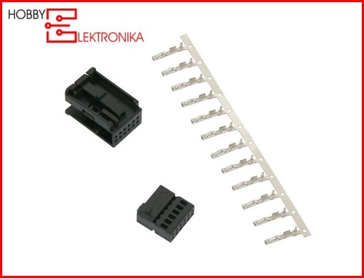 Konektor pre rádio FAKRA Rad.MQS12czar (puzdro + PIN