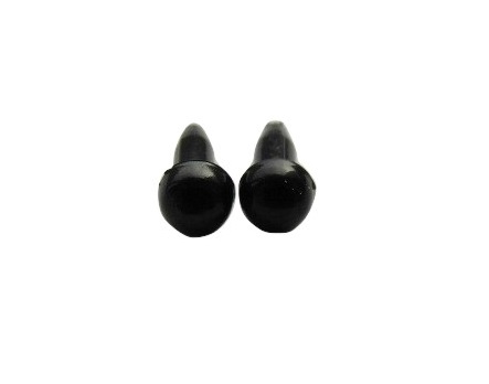 2 páry mini očiek 3,5 mm, kovový uzáver