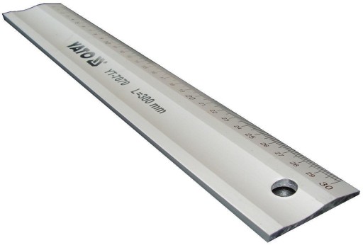 Hliníkové pravítko / Pravítko 300mm YATO YT-7070