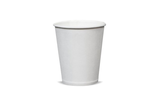 BIELY PAPIEROVÉ HRNČEKY NA KÁVOVÉ NÁPOJE 250ML 100ks (na ďalší predaj)