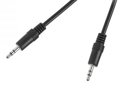 Kábel 2x Small Jack 3,5 stereo zástrčka 0,6 m FV (0437b)