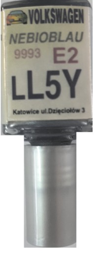 VW LL5M F3 INDIENBLAU OPRAVA LAKU NA ŠKRABANINY ARA