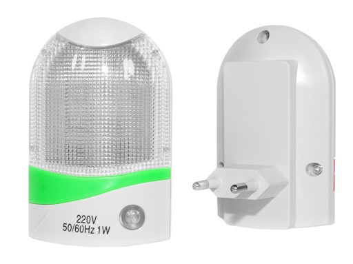 LED NOČNÁ LAMPA KONTAKTNÝ SÚMRAK SNÍMAČ 1W