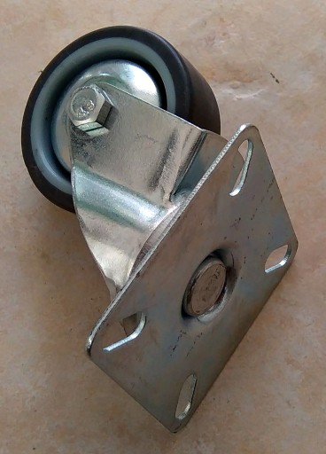 priemer koliesok 50 mm, otočné, doska koliesok, nábytkové kolieska