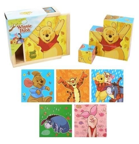 VZDELÁVACIE DREVENÉ BLOKY* DISNEY PUZZZ