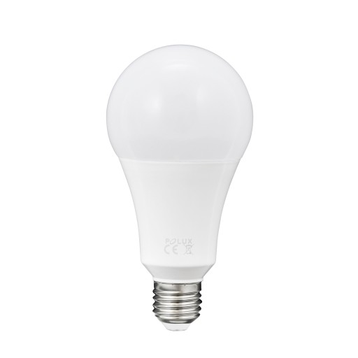 Teplá LED žiarovka E27 20W 3000K A80 POLUX