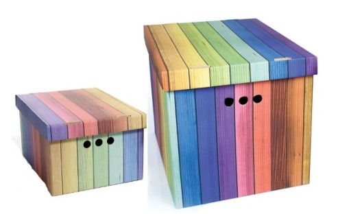 farebný dekoračný box P GREY BOARD XL