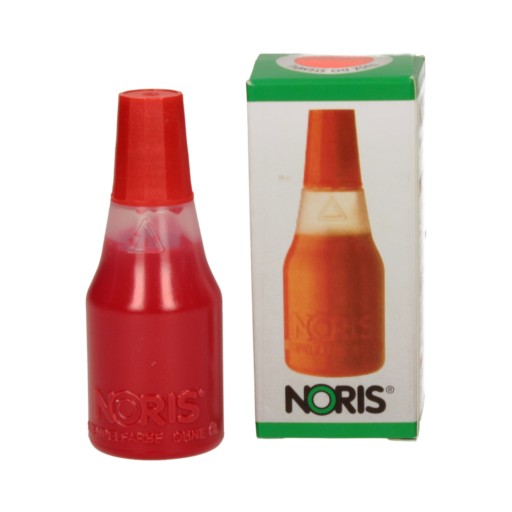 Razítkovací atrament 25ml červený gumený Noris 110S