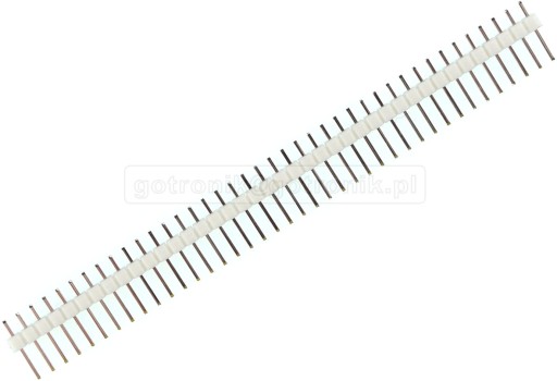 Kolíkový pás 1x40pinový raster 2,54mm_______BTE-209