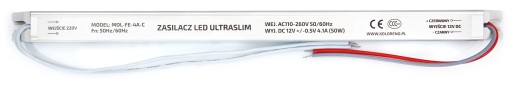 NAPÁJANIE 12V 48W 4A IP20 ULTRA SLIM PRE LED PÁSY