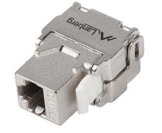 ZÁSUVKOVÝ KONEKTOR KEYSTONE RJ45 LSA FTP CAT 5e 45x45