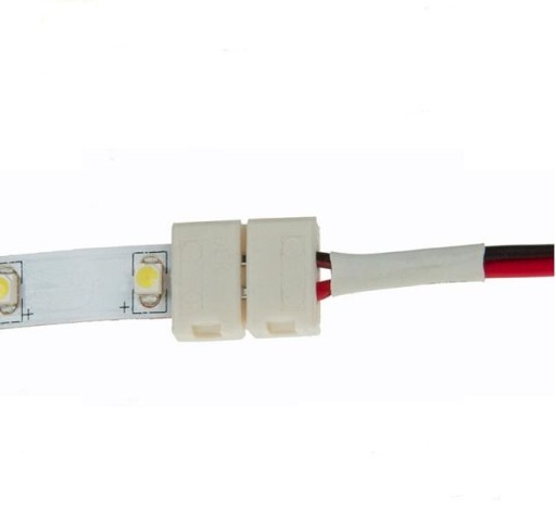 Dvojitý konektor pre 8mm LED pásik - 3528 konektor