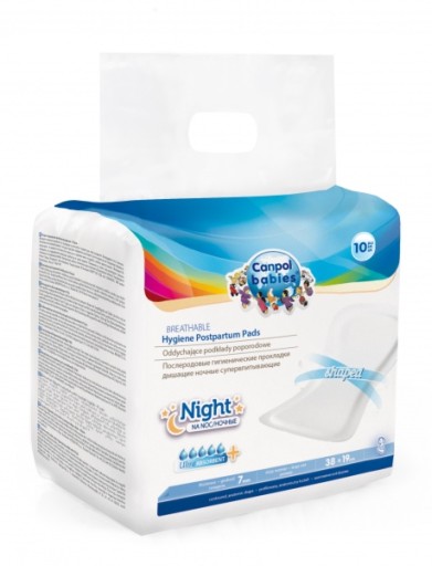CANPOL Ultra absorpčné popôrodné vložky NA NOC