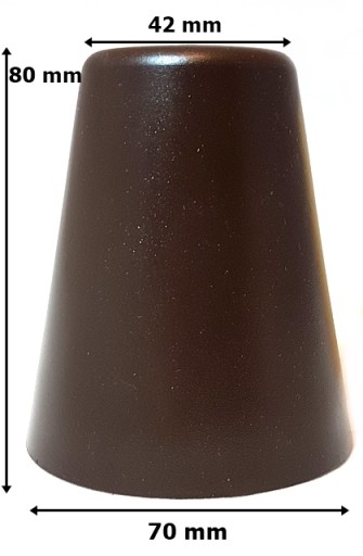 NÁRAŽKA DVERÍ VEĽKÁ GUMOVÁ ZARÁŽKA XXL 80 mm