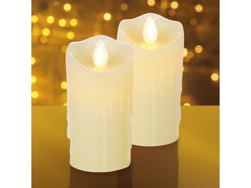 Led vložka s pohyblivým plameňom sviečky 15 cm
