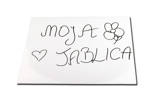 Biela magnetická tabuľa, materiál tabule STEEL