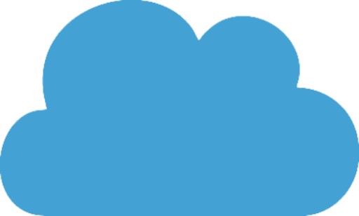 Nálepka na stenu Cloud 9 cm