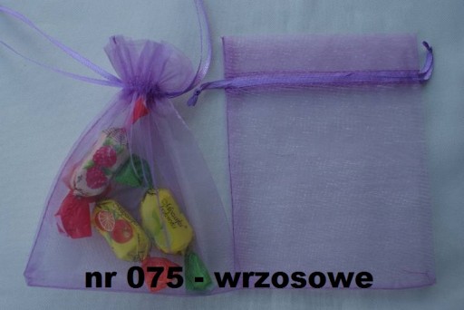 Organzové vrecúška poďakovanie, 9x13cm, 12 ks