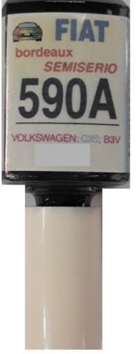 FIAT VW 590A C3S B3V BORDEAUX SEMISERIO ZAP PAINT