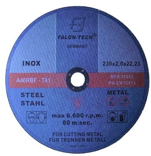 DISKY KOVOVÉ REZNÉ KOTOUČE 230/2,0 mm INOX FV
