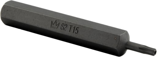 KONCOVÝ BIT 10MM TORX T15 x 75MM S2 S OTVOROM