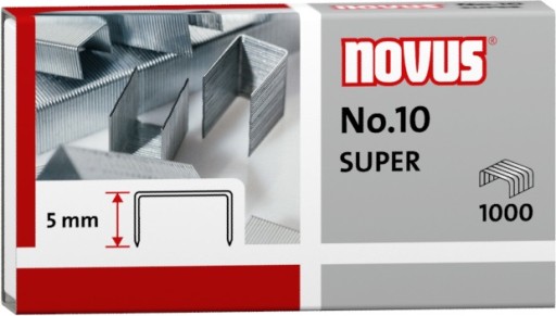 Sponky 10/5 NOVUS strieborné 1000 ks