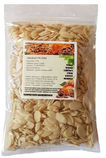 Mandľové lupienky 250g Mandľové lupienky