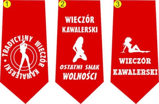 Kravata na BAKALÁRSKU PÁRTY, 13 vzorov