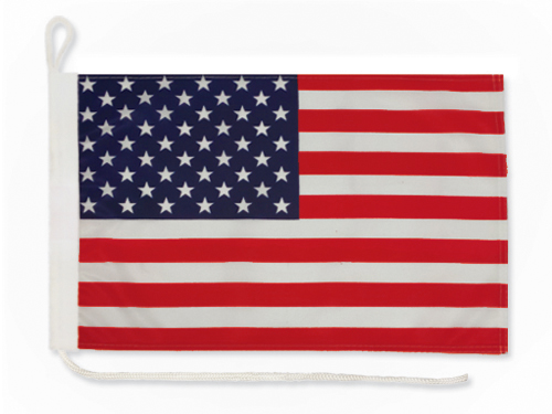 Vlajka USA na jachtu 30x40 cm Vlajka plachetnice USA