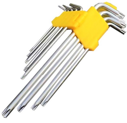 Sada kľúčov TORX T10 - T50 9 ks
