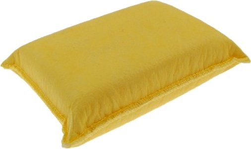 BOTTARI Špongia na zahmlené okná potiahnutá syntetickou jelenicou 12x9x4cm