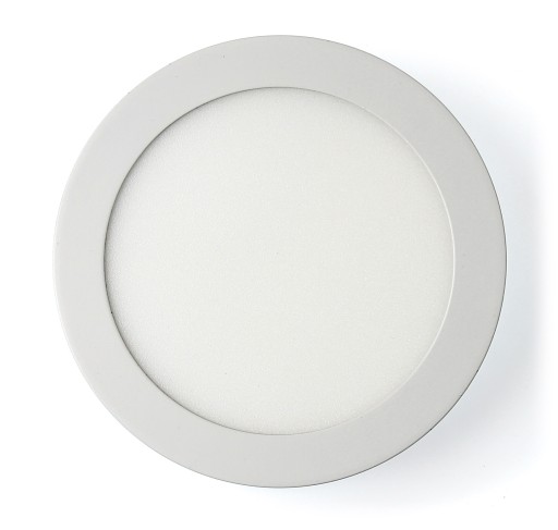 POVRCHOVÁ MONTÁŽ okrúhleho LED PANELU 12W NEUTRÁLNA BIELE STROPNÁ LAMPA 4500K