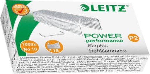 Kancelárske sponky 10/5 LEITZ malé 1000 ks