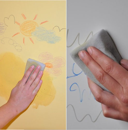Melamínová MAGIC SPONGE účinne čistí veľkú čistiacu podložku s čističom