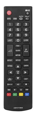 DIAĽKOVÉ OVLÁDANIE AKB73715603 UNIVERZÁLNE PRE RÝCHLU DODÁVKU LG