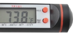 LCD TEPLOMER, kolík, vodná sonda na mäso (2301)