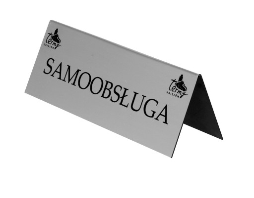 REZERVAČNÁ INFORMAČNÁ TABUĽA NA STÔL - GRAVÍR 15x5 cm
