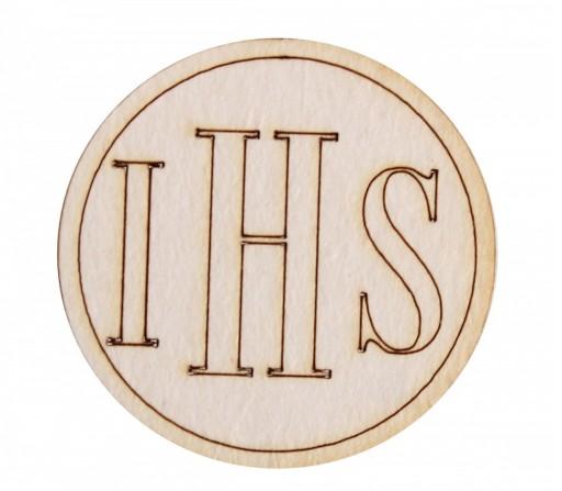 IHS hostie 3cm A SV. PRIJÍMANIE dekorácie 3 KS