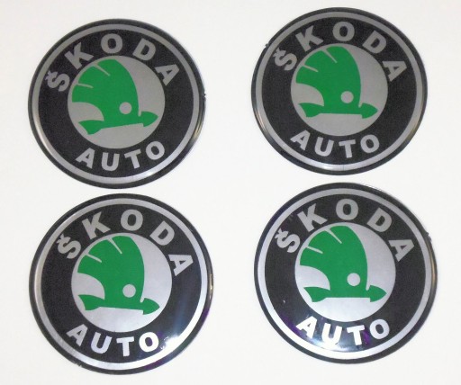 SKODA 60mm NOVINKA - ZNAK LOGA - RÁFKY NÁBOJOV