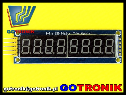 modul 8 miestny LED displej 3,3V pre 5 _BTE-167