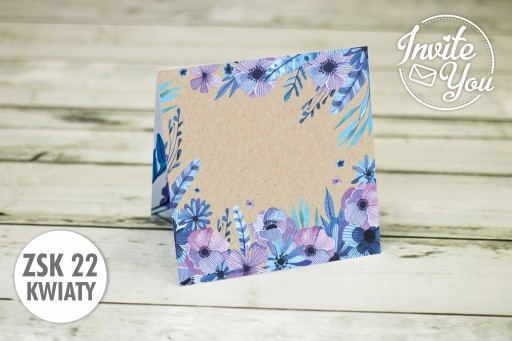 Svadobné oznámenia ZSK22 Flowers + príloha ZDARMA