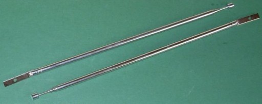 Teleskopická anténa 87,4 cm 6 segmentov vysoká 24h (1156)