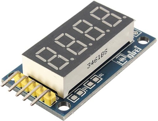 4-miestny LED zobrazovací modul 3,3V pre 5 _BTE-163