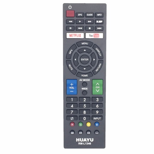 Univerzálny diaľkový ovládač pre TV SHARP RM-L1346 LC40SA5500X