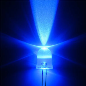 BIELE A FAREBNÉ LED diódy 10mm 10 KS