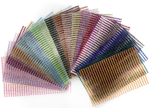 SAMOLEPIACE KRYŠTÁLY 3mm KRYŠTÁLOVÉ TRYSKY