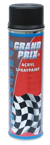 Grand Prix - univerzálny lak Matt black 500ml