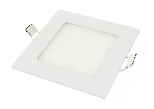 ZAPOMÍNANÝ Štvorcový LED PANEL 6W STUDENÁ BIELA 6000K